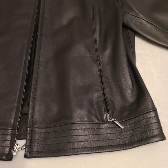 womens leather jacket - Picture 4 of 8